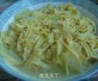 白菜炖豆腐丝的做法步骤：5