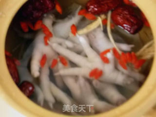 鸡脚煲杏鲍菇的做法步骤：6