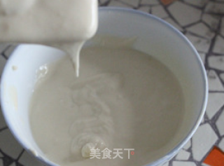 蜜红豆蛋白蛋糕的做法步骤：3