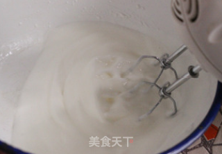 蜜红豆蛋白蛋糕的做法步骤：5