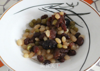 蜜红豆蛋白蛋糕的做法步骤：8