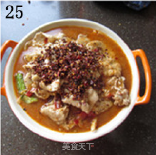 传统水煮牛肉的做法步骤：25