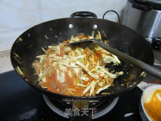 豆腐墨鱼丝的做法步骤：9