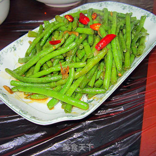 辣炒长豆角的做法步骤：8