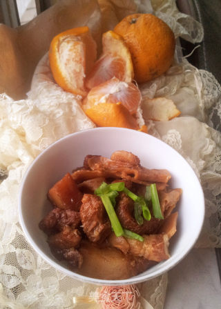 笋干红烧肉的做法步骤：8