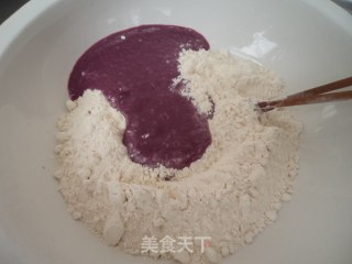 紫薯玫瑰花的做法步骤：4