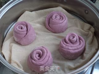 紫薯玫瑰花的做法步骤：12