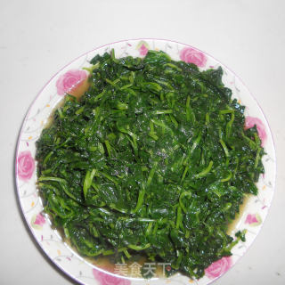 清炒豆苗的做法步骤：3