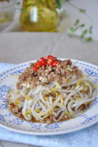 肉末豆芽的做法步骤：4