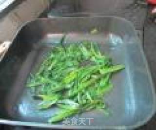 家常小炒莴笋叶的做法步骤：5