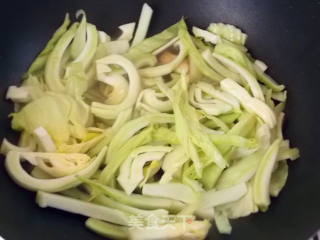 腊肉炒芥菜的做法步骤：6