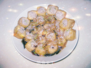 肉馅酿豆腐泡的做法步骤：9