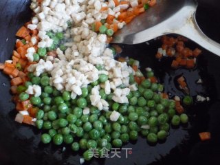 甜豌豆小炒鸡丁的做法步骤：9