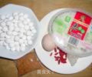 蛋花酒酿圆子的做法步骤：1