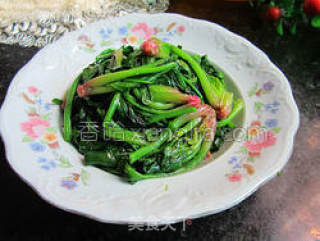 小炒菠菜的做法步骤：7