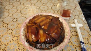 梅菜扣肉的做法步骤：9
