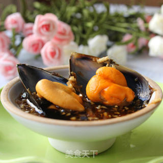 初春海虹最肥时---蘸汁青口的做法步骤：7
