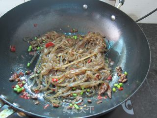 咸菜炒粉条的做法步骤：5