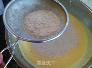 全麦海绵蛋糕--面包机版的做法步骤：7