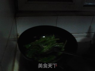 素炒油麦菜的做法步骤：5