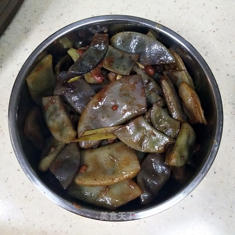 酱烧紫眉豆的做法