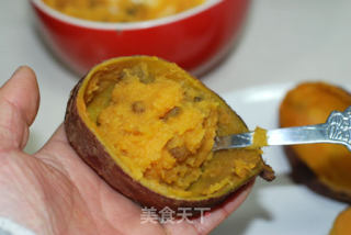 芝士奶油焗红薯的做法步骤：6