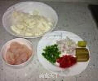 咖喱虾仁豆腐的做法步骤：1