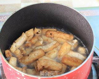 春天里的养生菜----蚝油豆腐煲的做法步骤：7