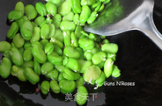 春季时令小蔬——茴香蚕豆的做法步骤：4