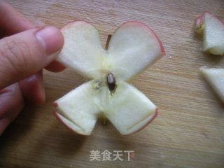 苹果蝴蝶的做法步骤：9