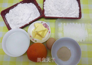 橙味吐司的做法步骤：1
