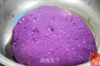 茉莉花紫薯米饼的做法步骤：3