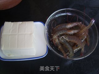 鲜虾酿豆腐的做法步骤：1