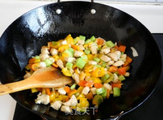 彩椒鸡丁的做法步骤：10