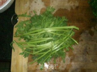 茼蒿猪肉馄饨的做法步骤：3