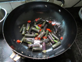 辣炒红苔菜的做法步骤：5