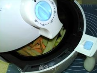 无油炸双料薯条的做法步骤：7