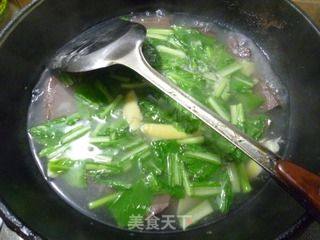 鲜蔬鹅血汤的做法步骤：7