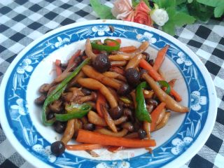 蚝油蟹味菇的做法步骤：8