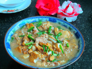 葱香瘦肉豆腐的做法步骤：12