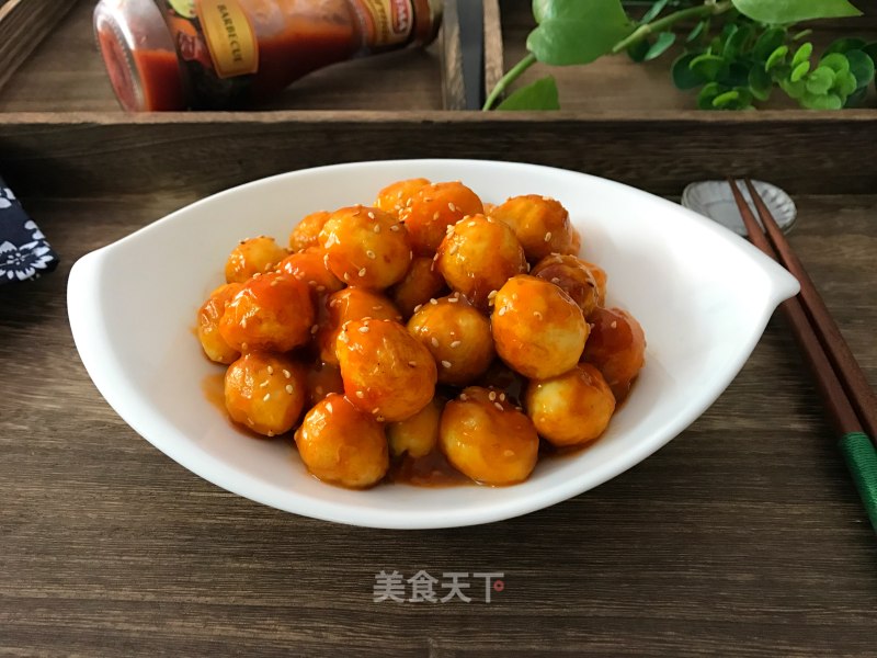 糖醋虎皮鹌鹑蛋的做法