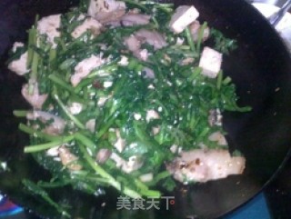 茼蒿豆腐的做法步骤：6