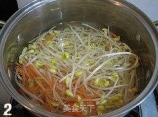 凉拌黄豆芽的做法步骤：2