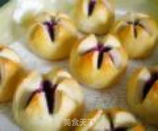 莲花紫酥的做法步骤：17