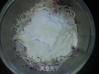 萝卜丝饼的做法步骤：2