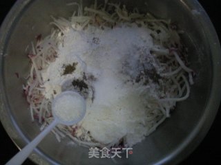 萝卜丝饼的做法步骤：5