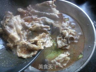 饭店美味在家做——水煮肉片的做法步骤：13