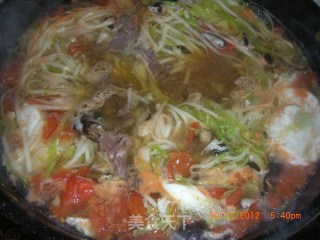 早餐牛肉面的做法步骤：12