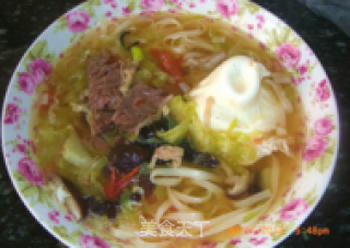 早餐牛肉面的做法步骤：15