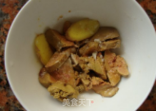 香菇炒鸡肝的做法步骤：2